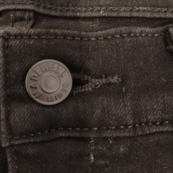 Madewell Black Skinny Roadtripper Jeans Modern Fit Size 29 - Picture 8 of 10